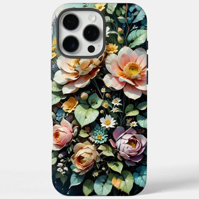 Vintage Floral Patterns Case-Mate iPhone Case (Back)