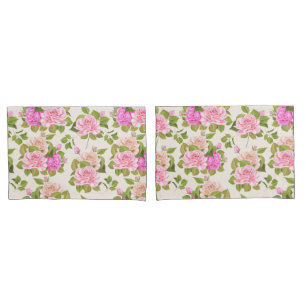 Vintage Floral Pillowcase