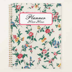 Vintage Floral Planner