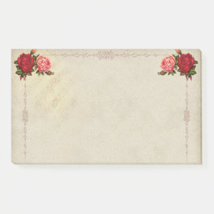 Vintage floral  post-it notes