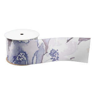 Vintage Floral Print 1 Satin Ribbon