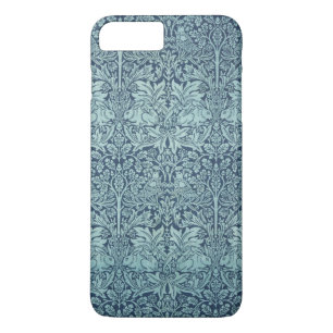 Vintage Floral Rabbit Birds Pattern iPhone 8 Plus/7 Plus Case