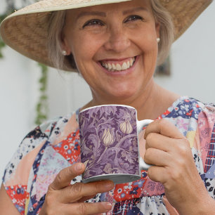 Vintage Floral Retirement Gifts for Mom Violet Mug