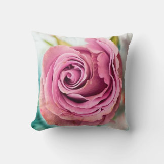 Vintage Floral Rose Elegant Art Pillow