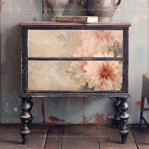 Vintage Floral Rustic Ephemeral Decoupage Tissue Paper