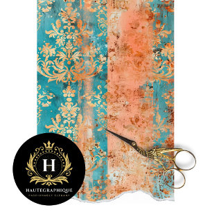 Vintage Floral Rustic Texture French Decoupage Tissue Paper