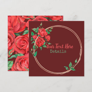 Vintage Floral Save The Date