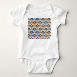 Vintage Floral Seamless Design. Baby Bodysuit