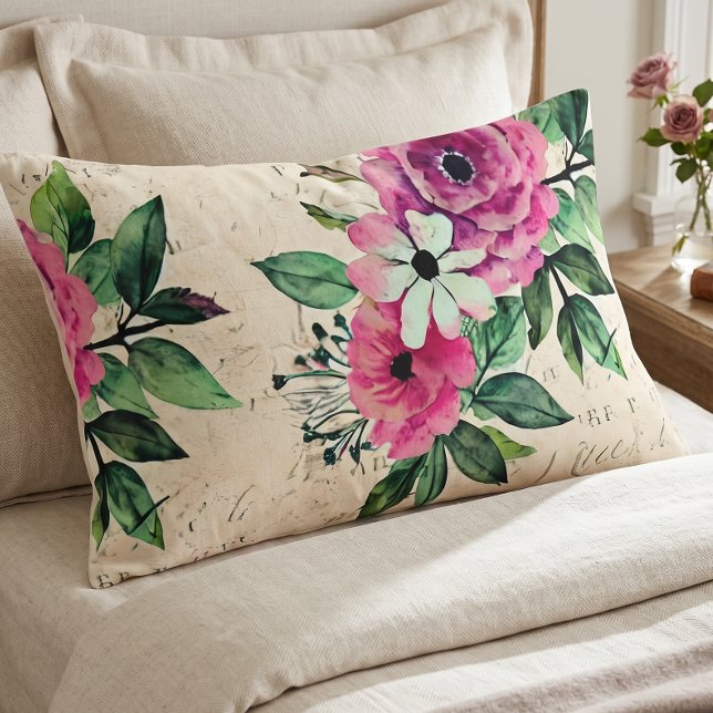 Vintage Floral Shabby Chic Pillowcase (Creator Uploaded)