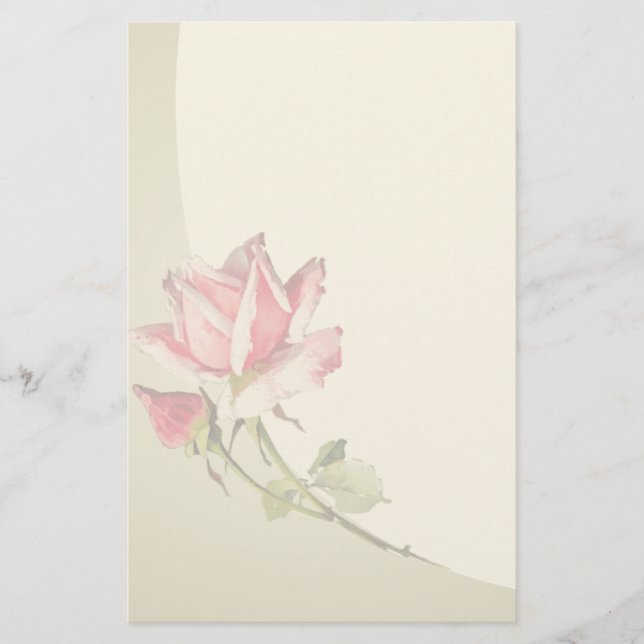 Vintage Floral Stationery (Front)
