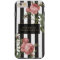 Vintage Floral Striped Personalized iPhone Case