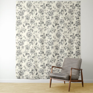Vintage Floral Tapestry