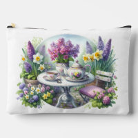Vintage Floral Tea Party in Garden