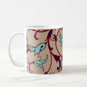 Vintage floral texture pattern. Seamless pattern,  Coffee Mug