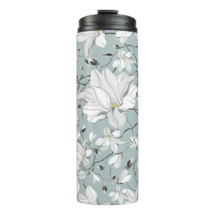 Vintage floral texture pattern. Seamless pattern Thermal Tumbler