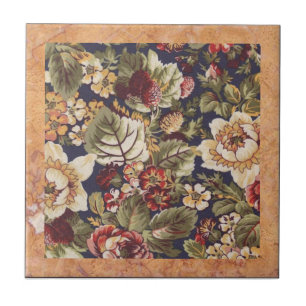 Vintage Floral Tile