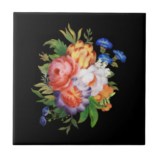 Vintage Floral Tile
