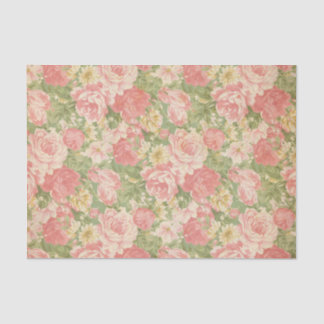 Vintage Floral Tissue Paper