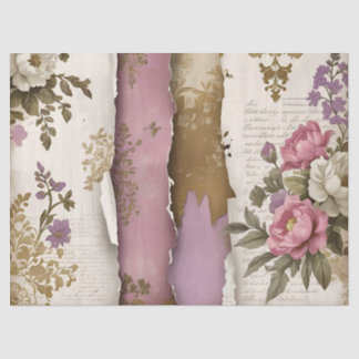 Vintage Floral - Tissue Paper 