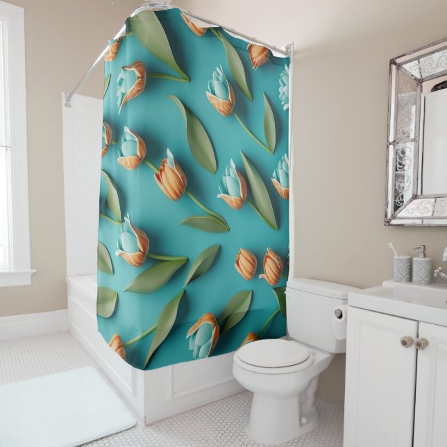 Vintage Floral Tulip Patterns (In Situ)