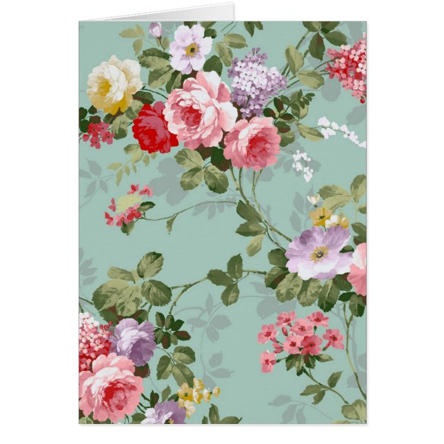 Vintage Floral Wallpaper (Front)
