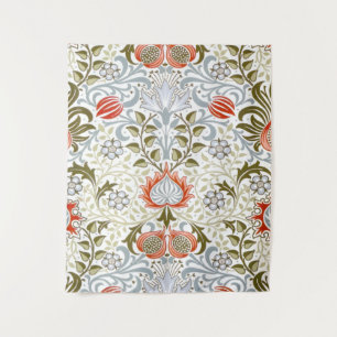 Vintage Floral Wallpaper by William Morris (1879) Tapestry