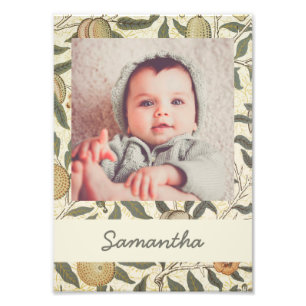 Vintage Floral William Morris Fruit Art Nouveau Photo Print