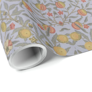 Vintage Floral William Morris Fruit Wrapping Paper