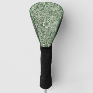Vintage Floral William Morris Marigold Green Golf Head Cover
