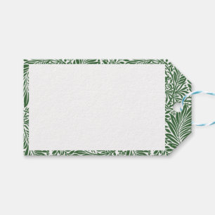 Vintage Floral William Morris Willow Bough Green Gift Tags