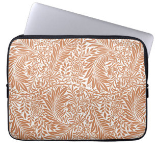 Vintage Floral William Morris Willow Bough Rust Laptop Sleeve