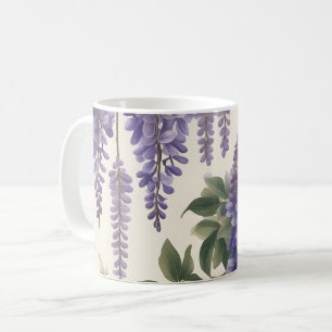 Vintage Floral Wisteria Coffee Mug