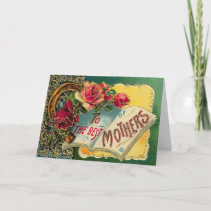 Vintage Floral World's Best Mom Card