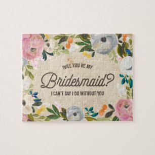 Vintage Florals   Bridesmaid Puzzle