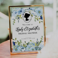 Vintage Florals Regency Era Welcome Bridal Shower