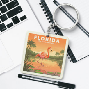 Vintage Florida Keychain