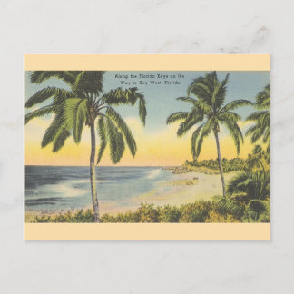 Vintage Florida Keys à Key West Travel Carte posta