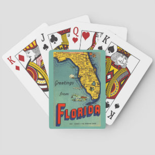 Vintage Florida Playing Cards