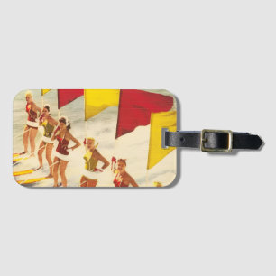 Vintage Florida Water Show Luggage Tag