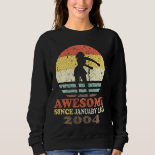 Vintage Floss Dance Girl Awesome Since January 16t Sweatshirt