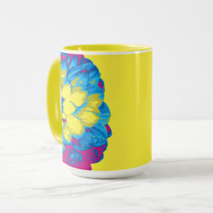 Vintage Flower Art Mug