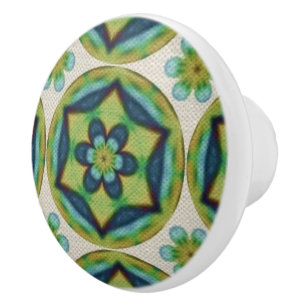 Vintage Flower Ceramic Pull