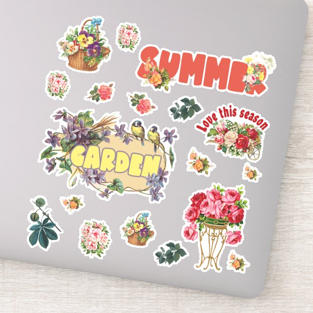 Vintage Flower Garden Lover (Detail)