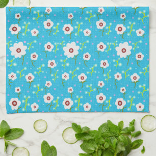 Vintage Flower Kitchen Towel