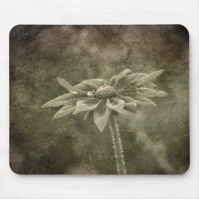 Vintage Flower Mouse Pad (Front)