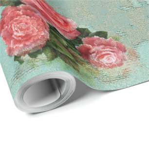 Vintage Flower Paper - Wrapping Paper