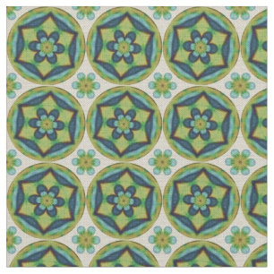 Vintage Flower Pattern Fabric