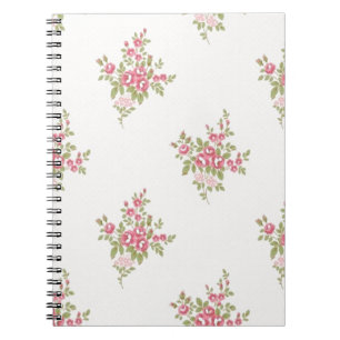 Vintage Flower Pattern Notebook