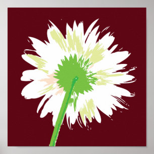 Vintage Flower Poster