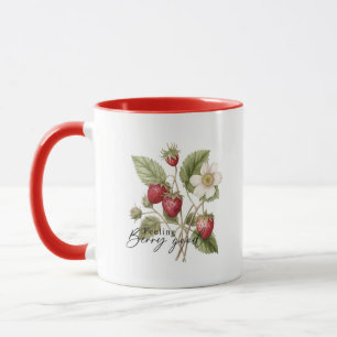 Vintage Flower Quote Mug
